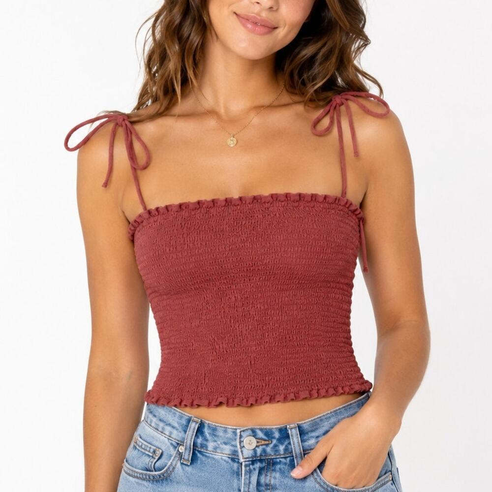 Abercrombie and Fitch Burnt Orange Tube Top